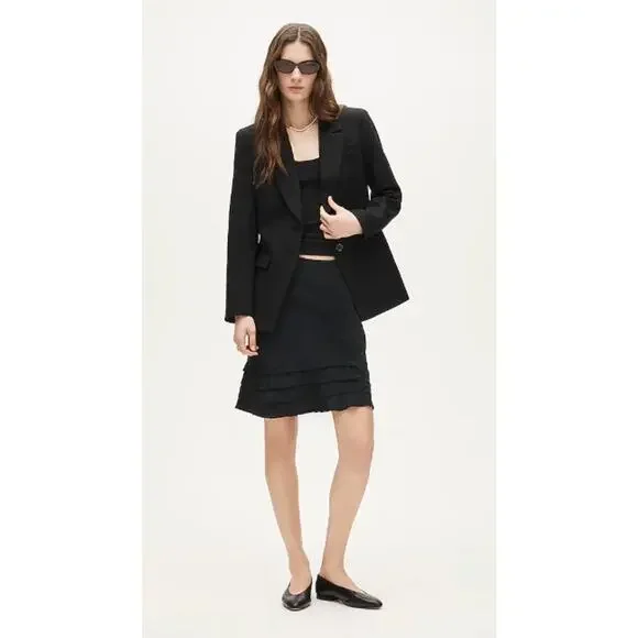 New! J.Crew Wm's Madelyn Blazer in Four-Season Stretch Size 10 Black MSRP $248 - Picture 5 of 8
